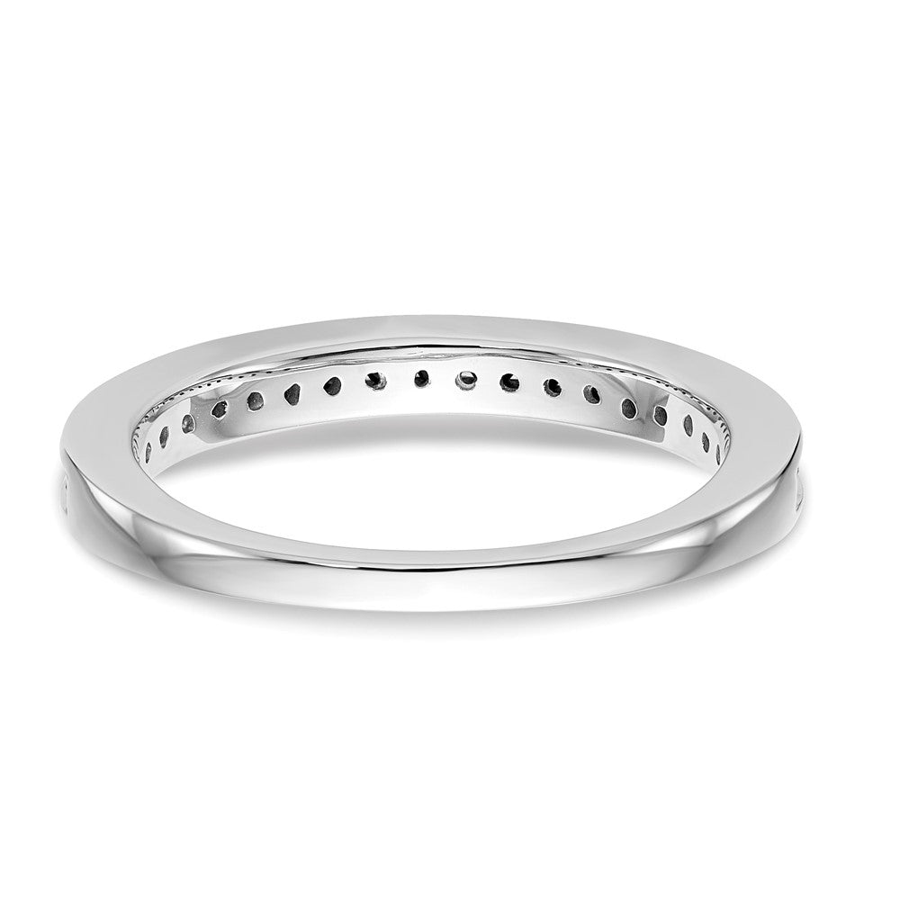10K White Gold Sapphire Band