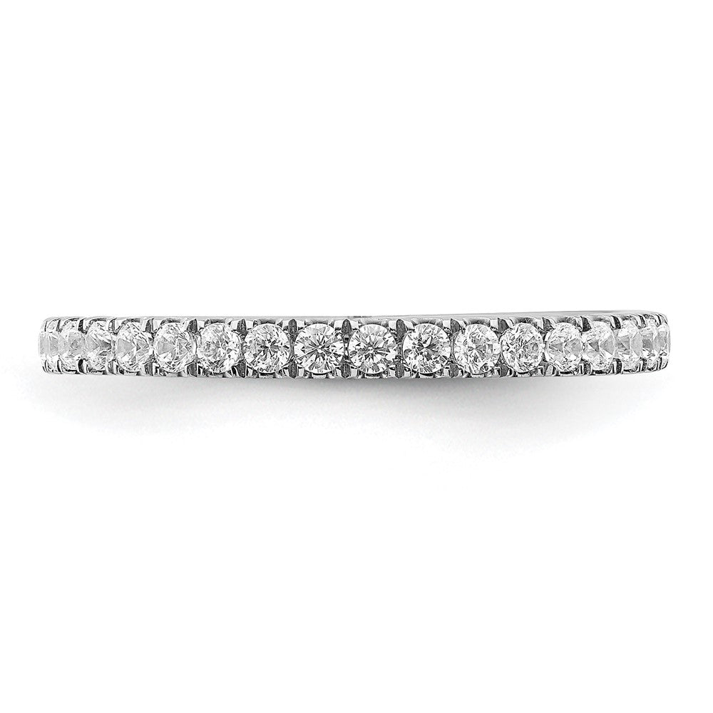 10K White Gold Diamond Band