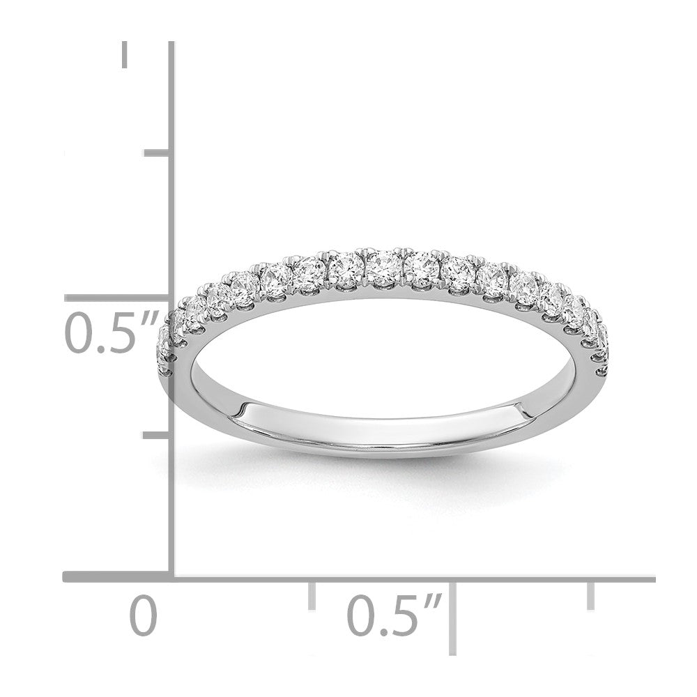 10K White Gold Diamond Band
