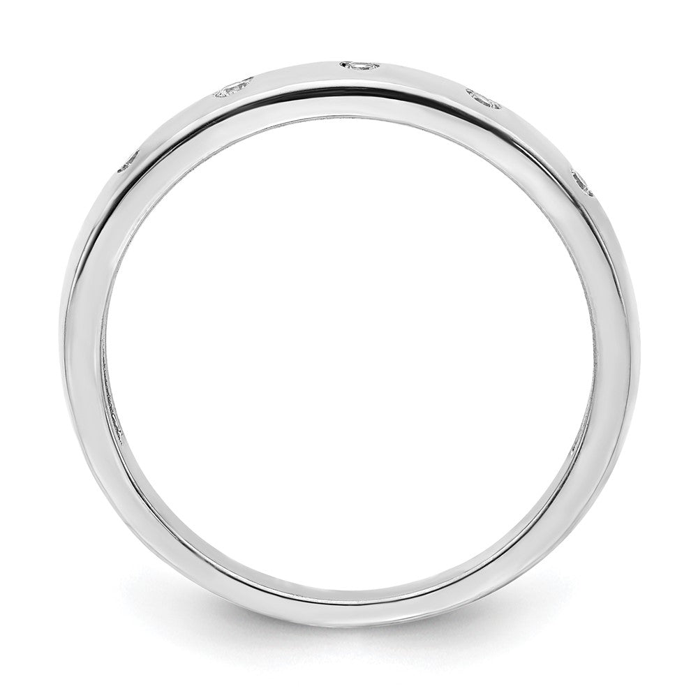 14k White Gold 5-stone Diamond Ring