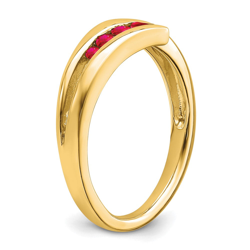 14k Ruby 4-stone Ring