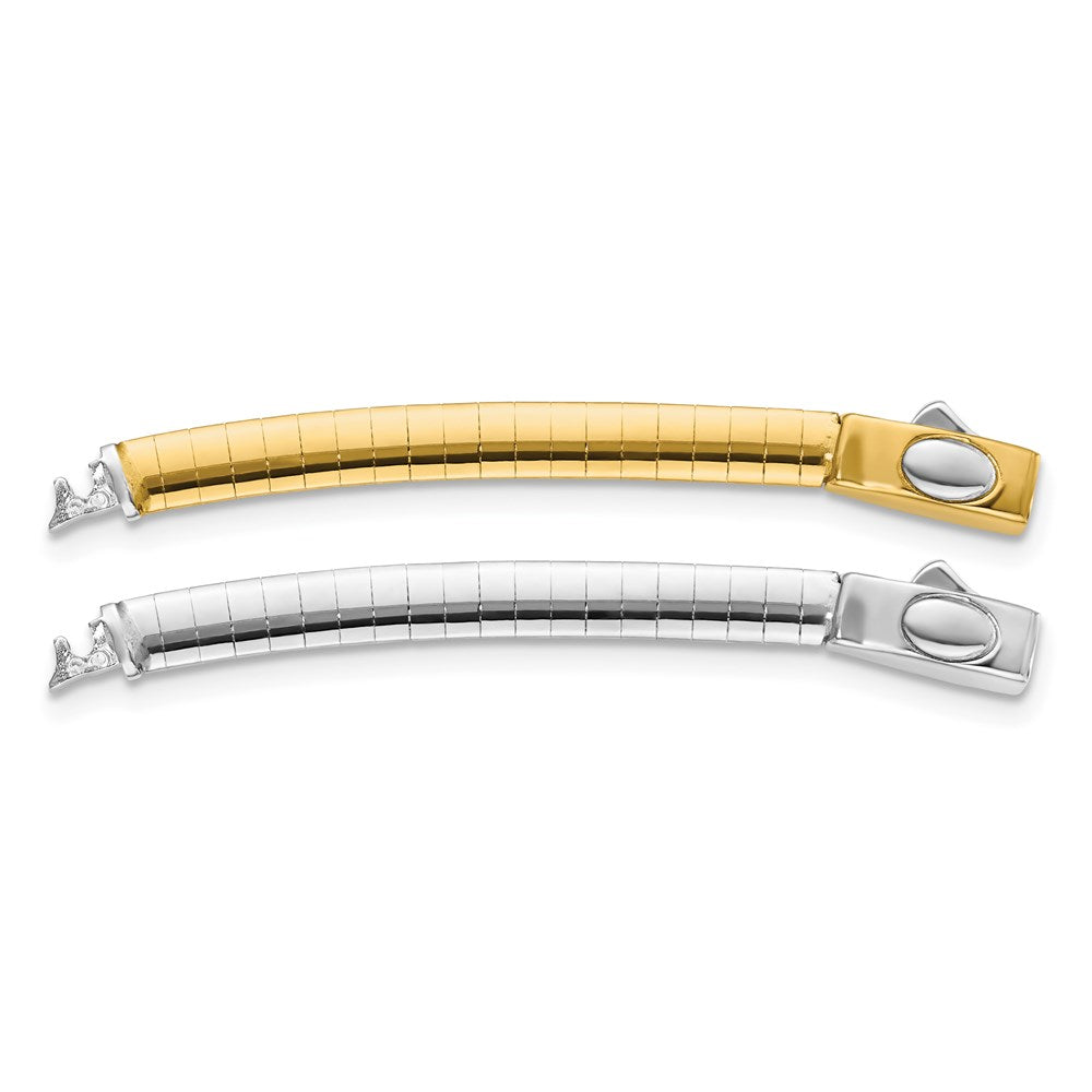 Polished;14K Two-tone;Reversible