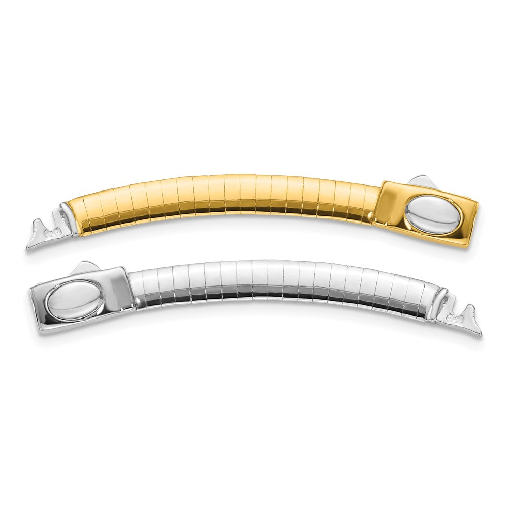 Polished;14K Two-tone;Reversible
