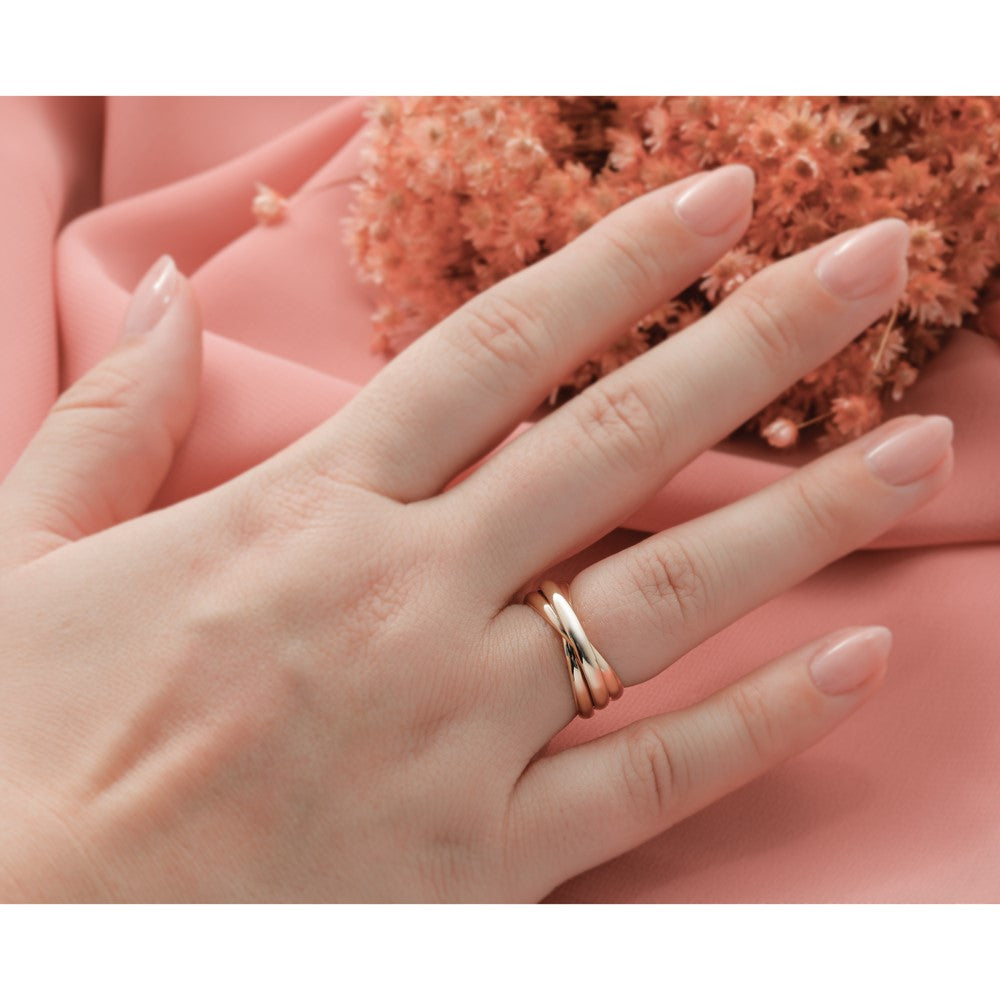 14k Polished Rolling Ring Size 5.5
