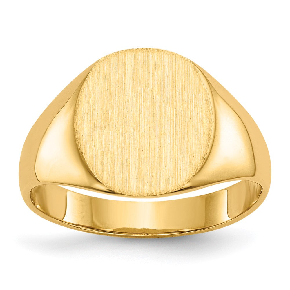 Solid;Polished;14k Yellow gold;Engravable;Avail. in 10k yellow gold;Avail. in 18k yellow gold;Avail. in platinum;Avail. in 10k white gold;Avail. in 18k white gold;Brushed;Solid Back