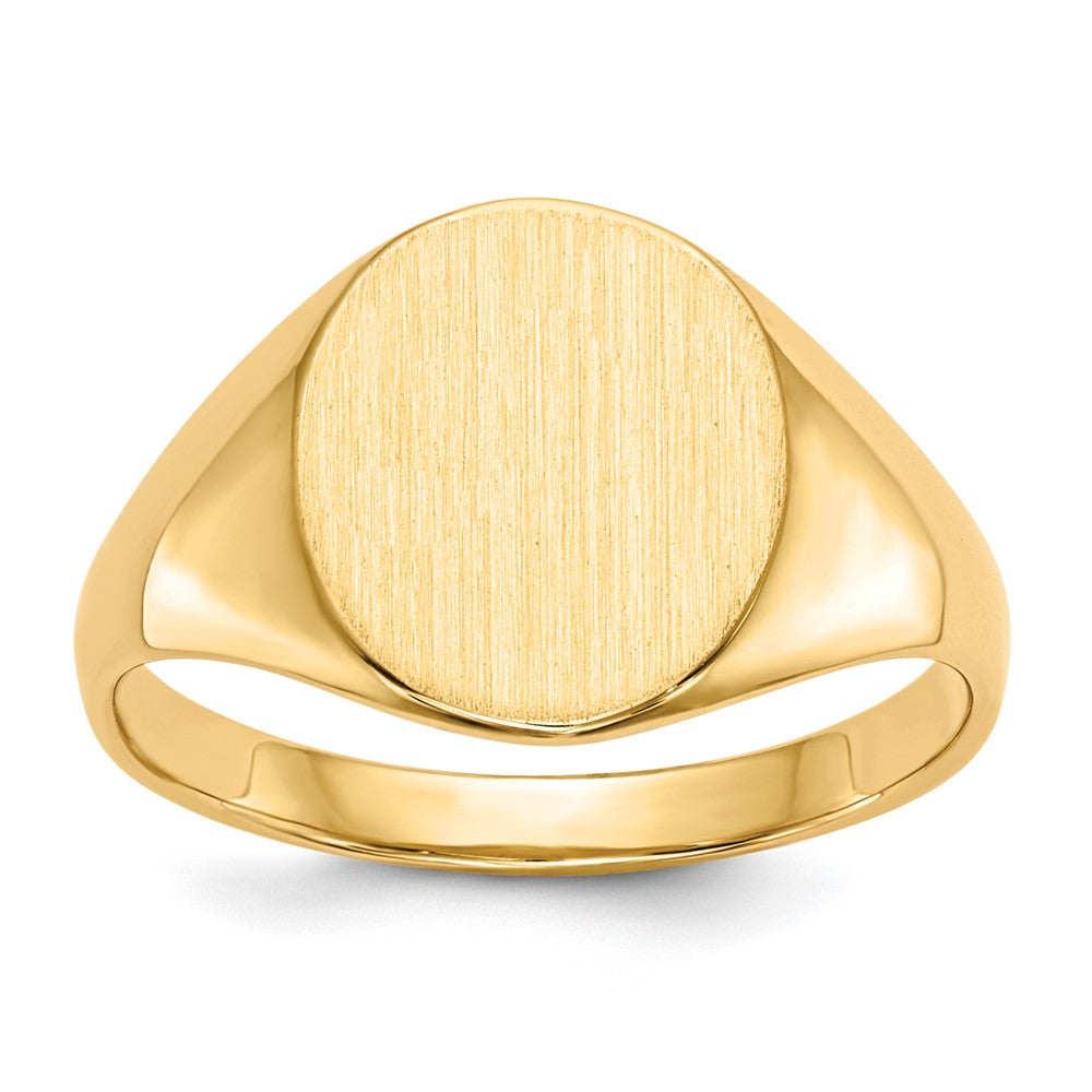Solid;Polished;14k Yellow gold;Open back;Engravable;Avail. in 10k yellow gold;Avail. in 18k yellow gold;Avail. in 14k white gold;Avail. in platinum;Avail. in 10k white gold;Avail. in 18k white gold;Brushed