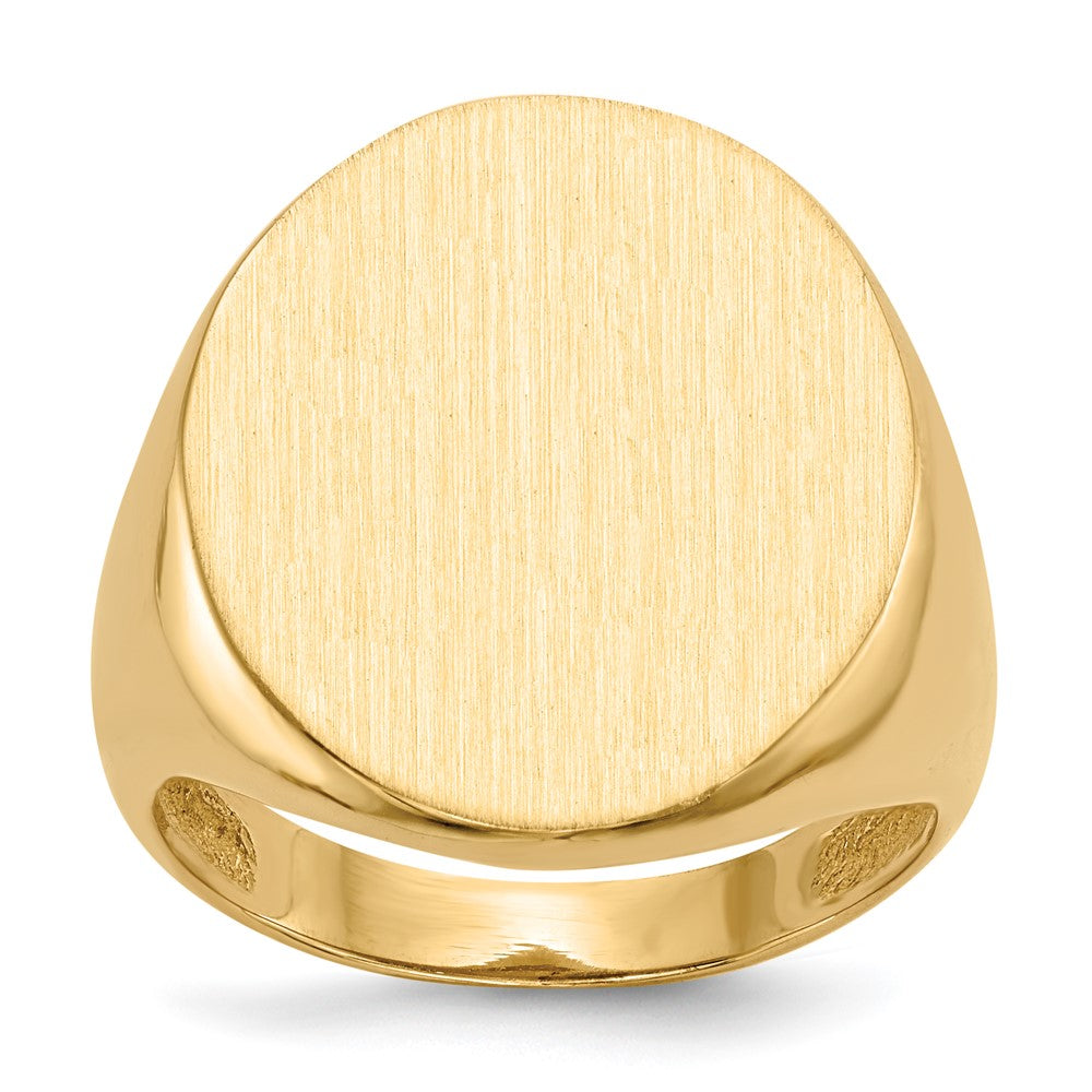 Solid;Polished;14k Yellow gold;Open back;Engravable;Avail. in 10k yellow gold;Avail. in 18k yellow gold;Avail. in 14k white gold;Avail. in platinum;Avail. in 10k white gold;Avail. in 18k white gold;Brushed