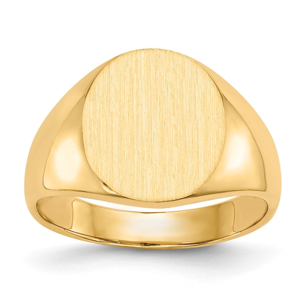 Solid;Polished;14k Yellow gold;Engravable;Avail. in 10k yellow gold;Avail. in 18k yellow gold;Avail. in 14k white gold;Avail. in platinum;Avail. in 10k white gold;Avail. in 18k white gold;Brushed;Solid Back