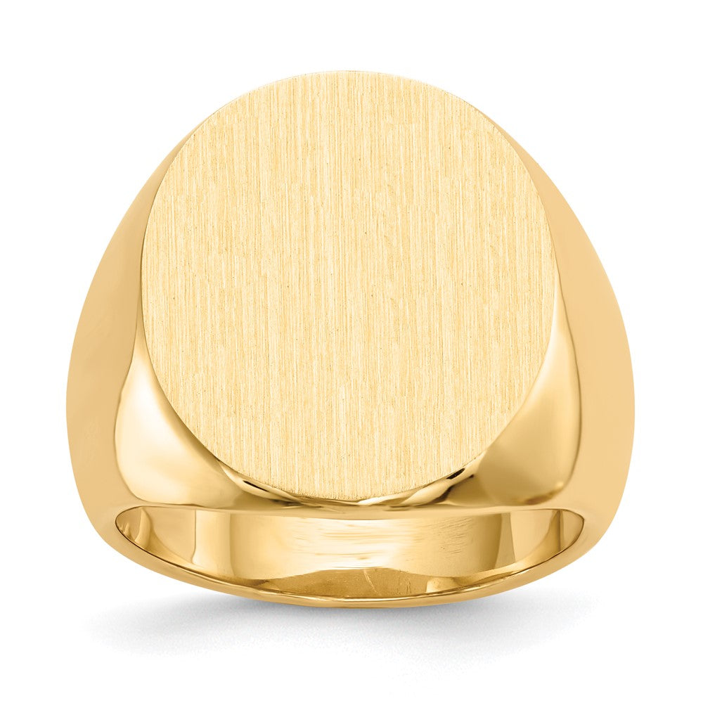 Solid;Polished;14k Yellow gold;Engravable;Avail. in 10k yellow gold;Avail. in 18k yellow gold;Avail. in platinum;Avail. in 10k white gold;Avail. in 18k white gold;Brushed;Solid Back