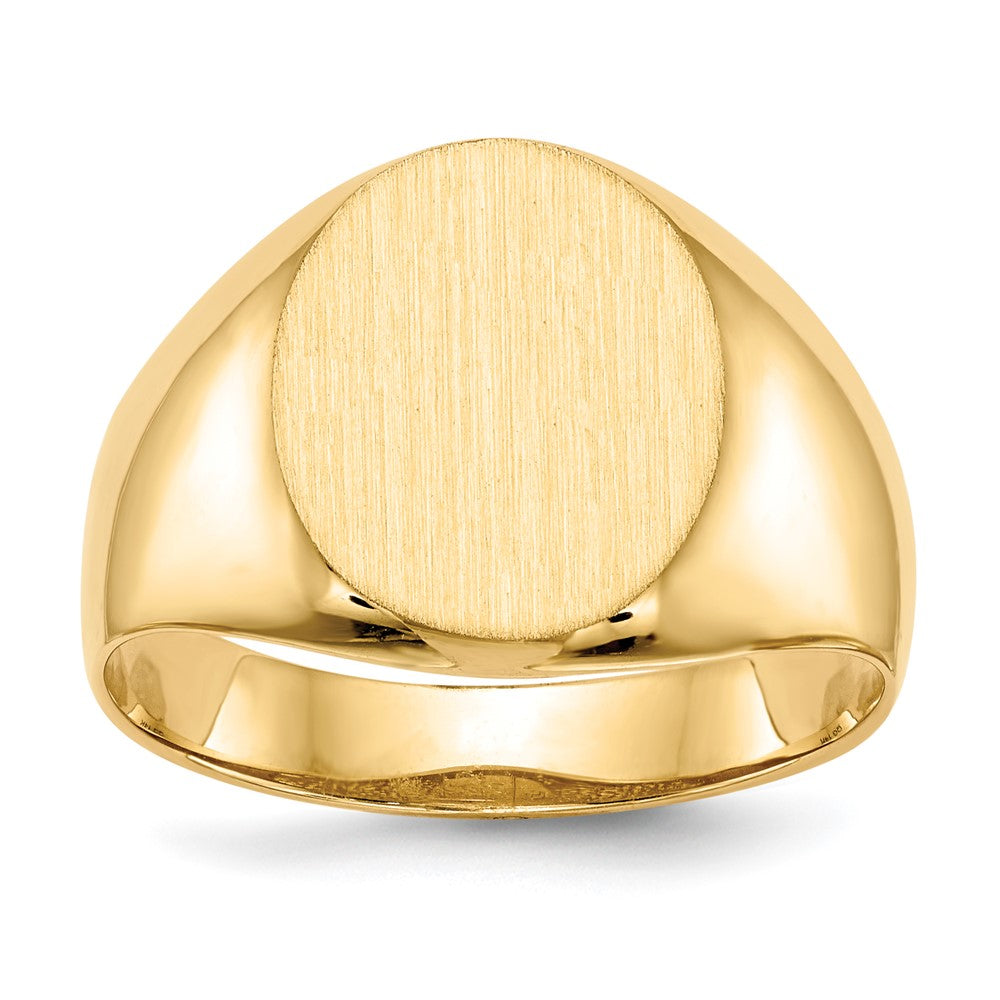 Solid;Polished;14k Yellow gold;Open back;Engravable;Avail. in 10k yellow gold;Avail. in 18k yellow gold;Avail. in 14k white gold;Avail. in platinum;Avail. in 10k white gold;Avail. in 18k white gold;Brushed