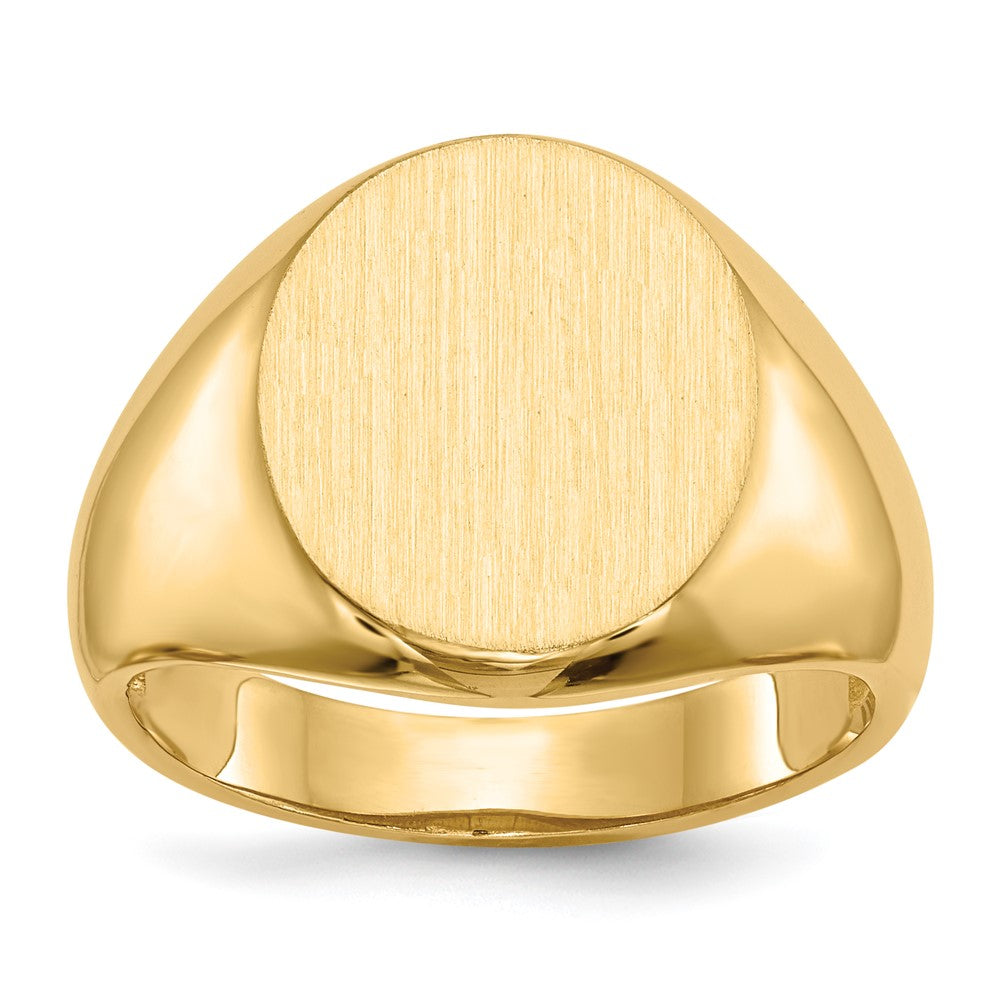 Solid;Polished;14k Yellow gold;Open back;Engravable;Avail. in 10k yellow gold;Avail. in 18k yellow gold;Avail. in 14k white gold;Avail. in platinum;Avail. in 10k white gold;Avail. in 18k white gold;Brushed