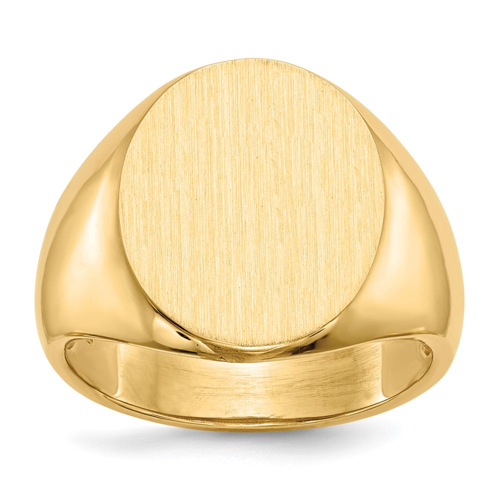 Solid;Polished;14k Yellow gold;Open back;Engravable;Avail. in 10k yellow gold;Avail. in 18k yellow gold;Avail. in 14k white gold;Avail. in platinum;Avail. in 10k white gold;Avail. in 18k white gold;Brushed