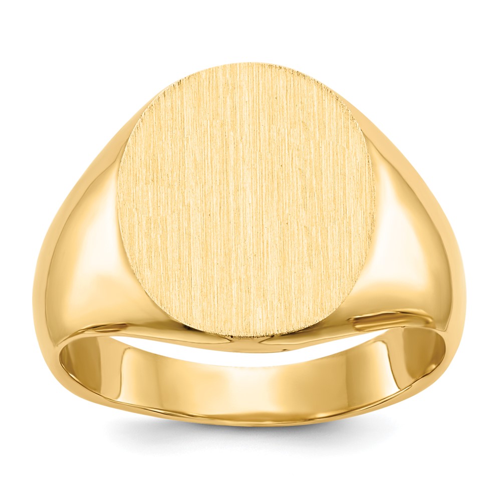 14k Yellow gold;Engravable;Avail. in 10k yellow gold;Avail. in 18k yellow gold;Avail. in 14k white gold;Avail. in platinum;Avail. in 10k white gold;Avail. in 18k white gold;Solid Back