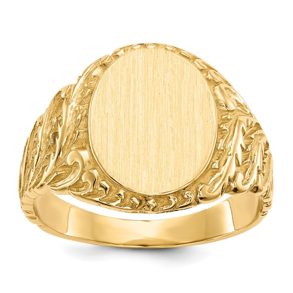 14k Yellow gold;Engravable;Avail. in 10k yellow gold;Avail. in 18k yellow gold;Avail. in 14k white gold;Avail. in platinum;Avail. in 10k white gold;Avail. in 18k white gold;Solid Back