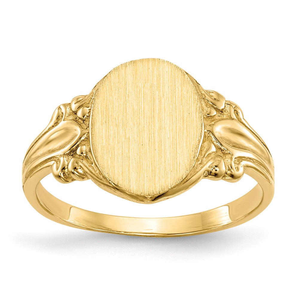 14k Yellow gold;Engravable;Avail. in 10k yellow gold;Avail. in 18k yellow gold;Avail. in 14k white gold;Avail. in platinum;Avail. in 10k white gold;Avail. in 18k white gold;Solid Back
