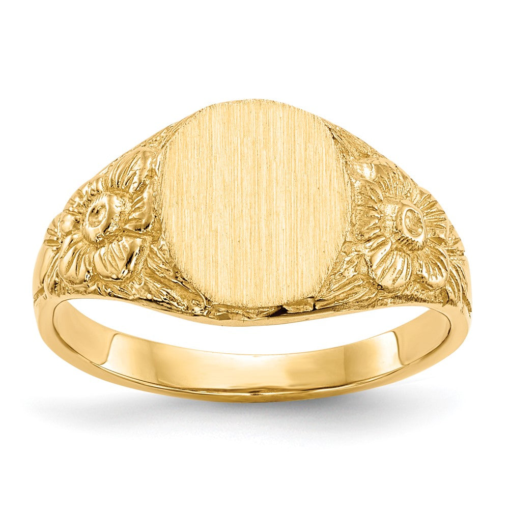 14k Yellow gold;Open back;Engravable;Avail. in 10k yellow gold;Avail. in 18k yellow gold;Avail. in 14k white gold;Avail. in platinum;Avail. in 10k white gold;Avail. in 18k white gold