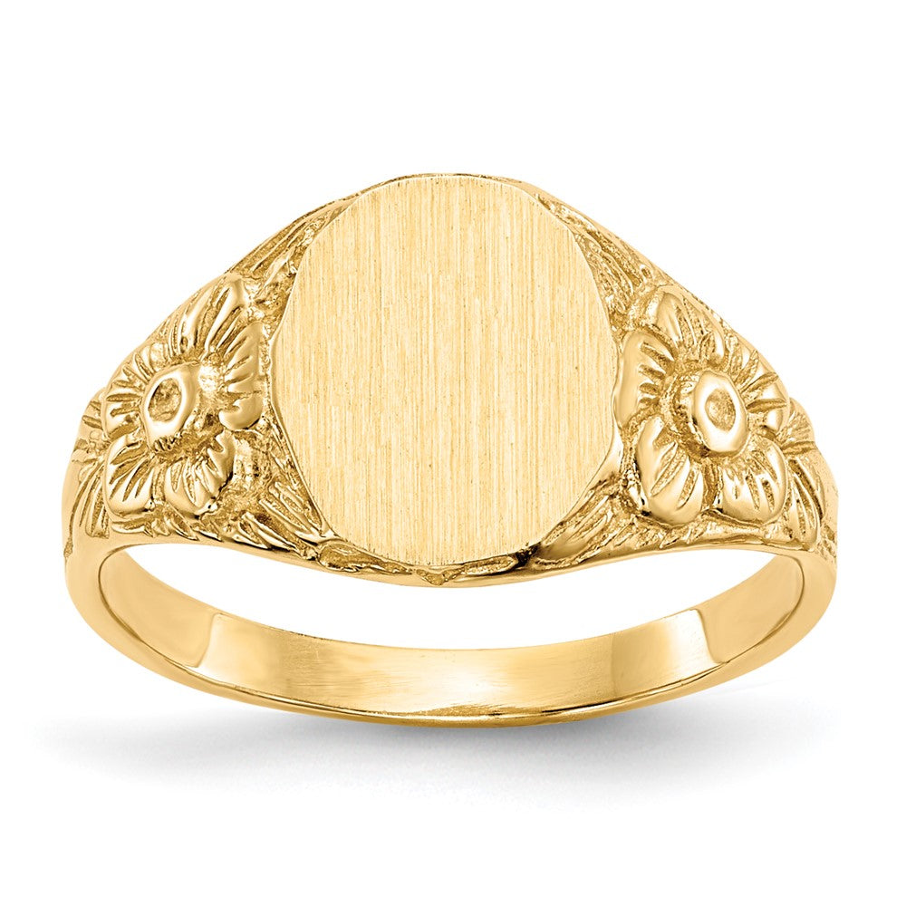 14k Yellow gold;Engravable;Avail. in 10k yellow gold;Avail. in 18k yellow gold;Avail. in 14k white gold;Avail. in platinum;Avail. in 10k white gold;Avail. in 18k white gold;Solid Back