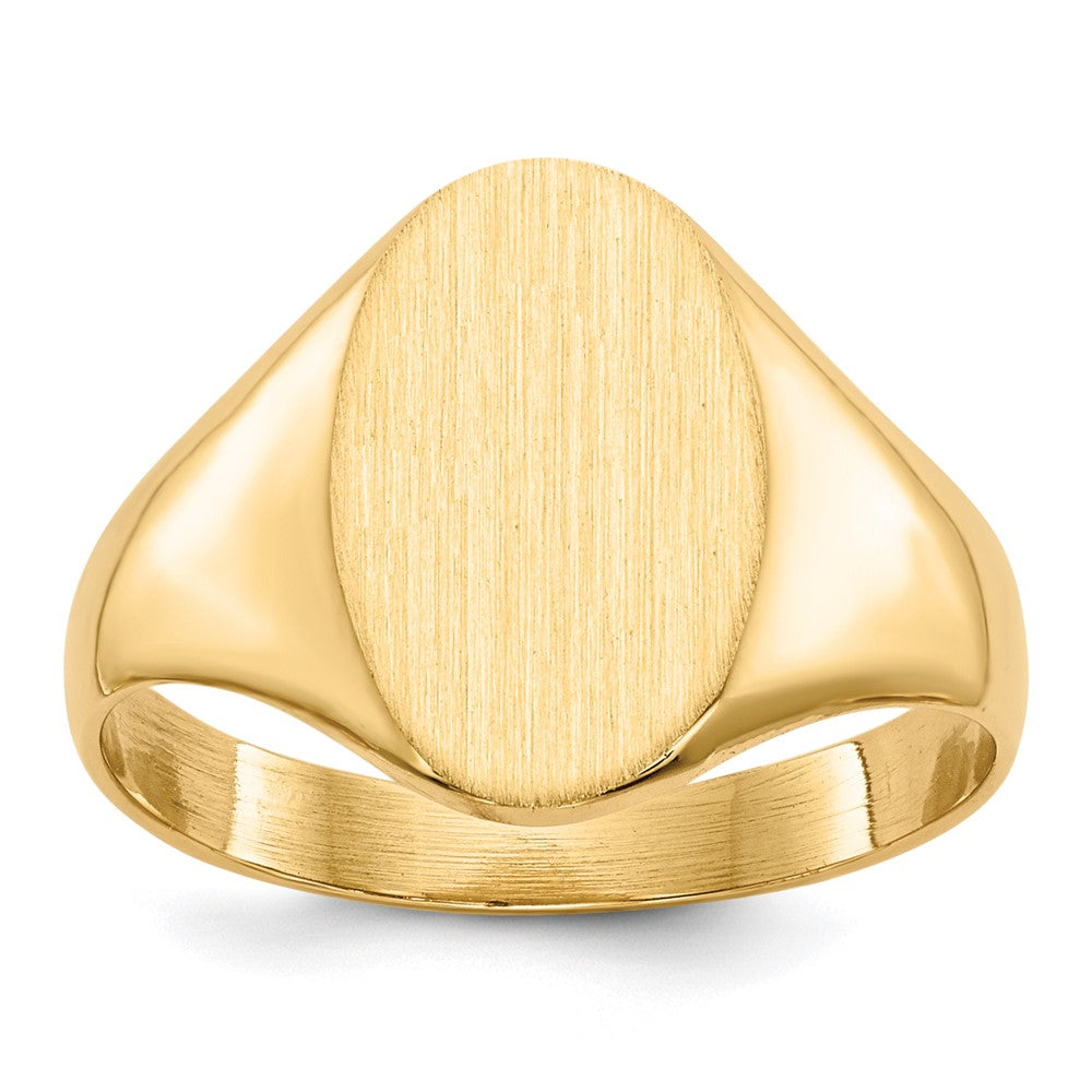 14k Yellow gold;Engravable;Avail. in 10k yellow gold;Avail. in 18k yellow gold;Avail. in platinum;Avail. in 10k white gold;Avail. in 18k white gold;Solid Back