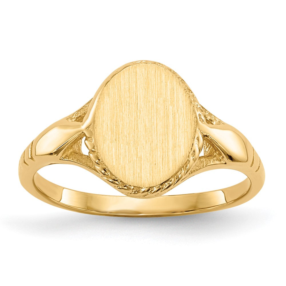 14k Yellow gold;Open back;Engravable;Avail. in 10k yellow gold;Avail. in 18k yellow gold;Avail. in 14k white gold;Avail. in platinum;Avail. in 10k white gold;Avail. in 18k white gold