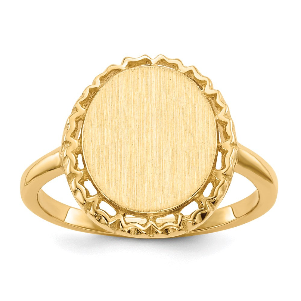 14k Yellow gold;Open back;Engravable;Avail. in 10k yellow gold;Avail. in 18k yellow gold;Avail. in 14k white gold;Avail. in platinum;Avail. in 10k white gold;Avail. in 18k white gold