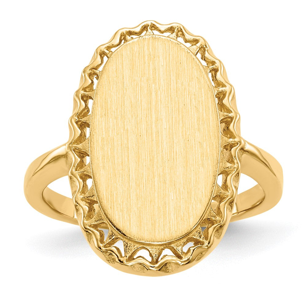 14k Yellow gold;Open back;Engravable;Avail. in 10k yellow gold;Avail. in 18k yellow gold;Avail. in 14k white gold;Avail. in platinum;Avail. in 10k white gold;Avail. in 18k white gold