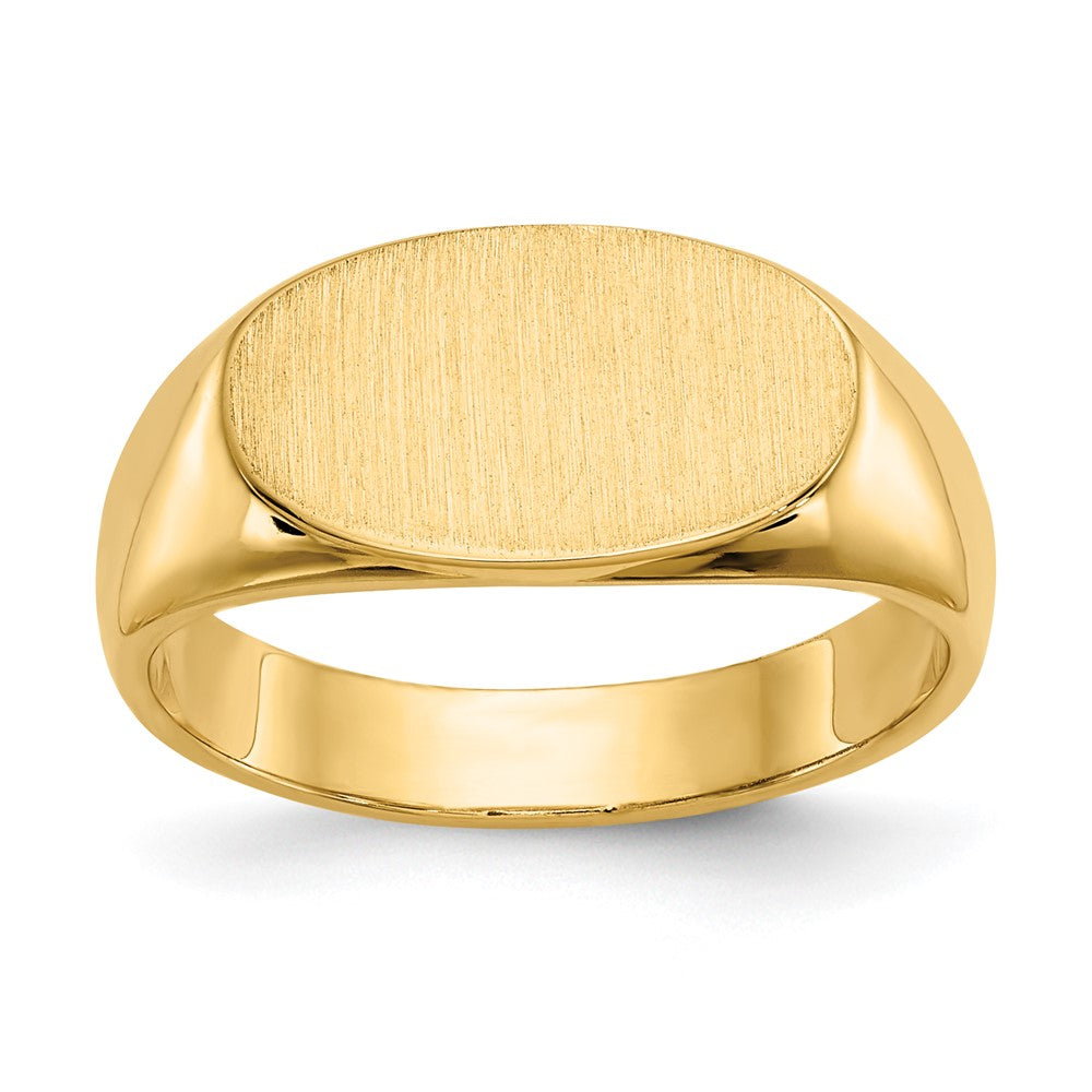 Solid;14k Yellow gold;Engravable;Avail. in 10k yellow gold;Avail. in 18k yellow gold;Avail. in 14k white gold;Avail. in platinum;Avail. in 10k white gold;Avail. in 18k white gold;Solid Back