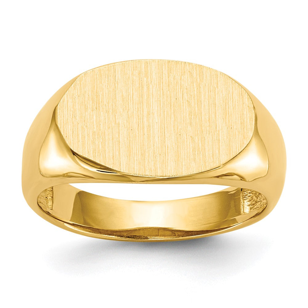 14k Yellow gold;Open back;Engravable;Avail. in 10k yellow gold;Avail. in 18k yellow gold;Avail. in platinum;Avail. in 10k white gold;Avail. in 18k white gold