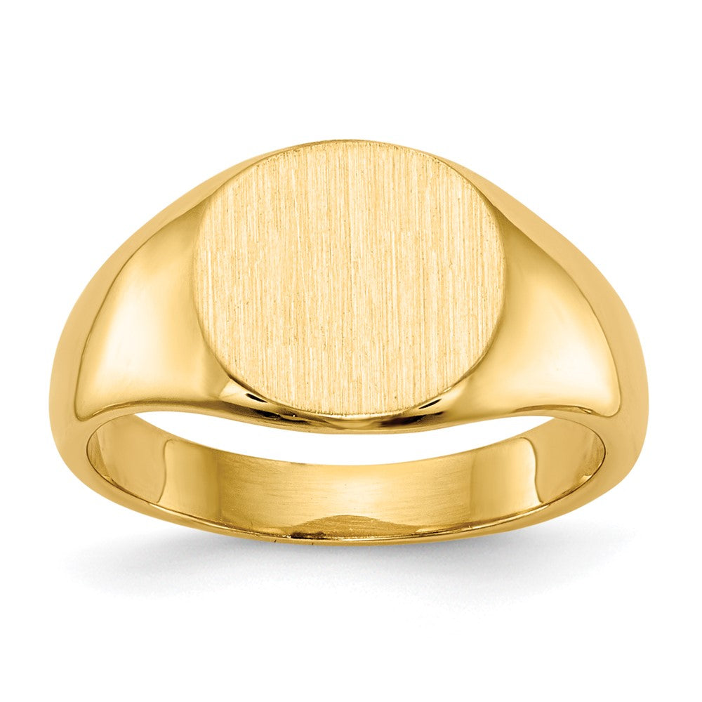 14k Yellow gold;Engravable;Avail. in 10k yellow gold;Avail. in 18k yellow gold;Avail. in platinum;Avail. in 10k white gold;Avail. in 18k white gold;Solid Back