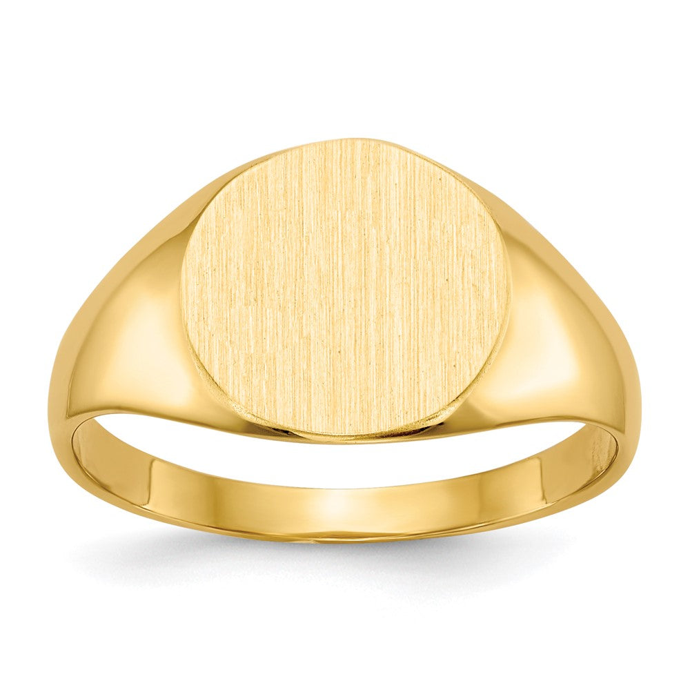 14k Yellow gold;Engravable;Avail. in 10k yellow gold;Avail. in 18k yellow gold;Avail. in 14k white gold;Avail. in platinum;Avail. in 10k white gold;Avail. in 18k white gold;Solid Back