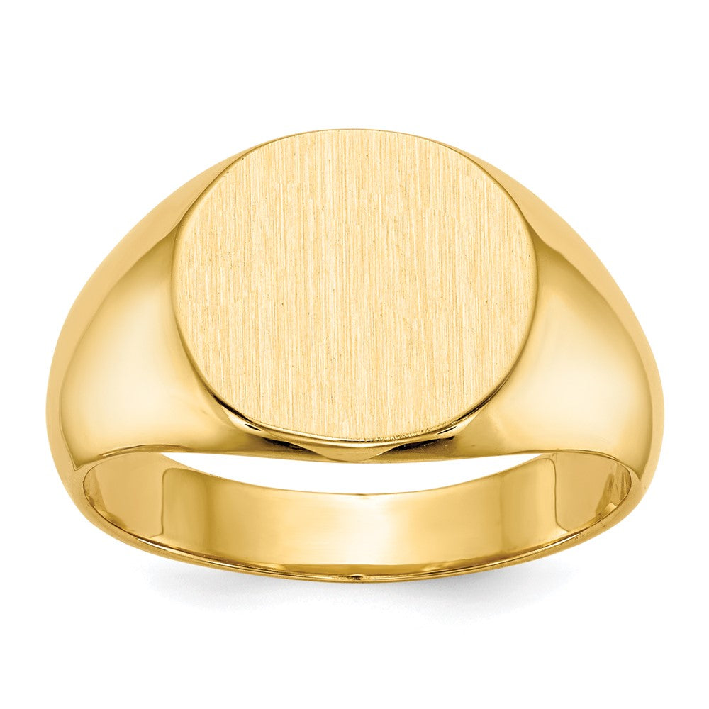 14k Yellow gold;Engravable;Avail. in 10k yellow gold;Avail. in 18k yellow gold;Avail. in platinum;Avail. in 10k white gold;Avail. in 18k white gold;Solid Back