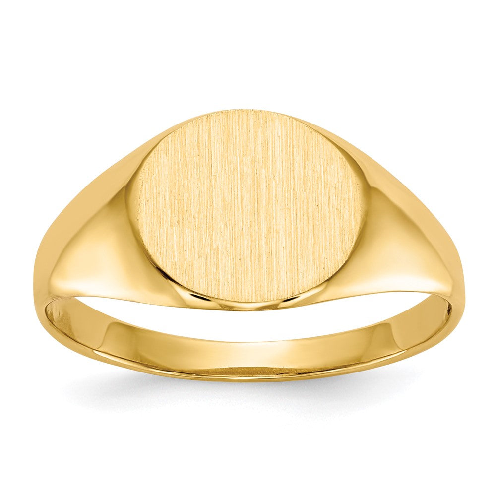 14k Yellow gold;Open back;Engravable;Avail. in 10k yellow gold;Avail. in 18k yellow gold;Avail. in 14k white gold;Avail. in platinum;Avail. in 10k white gold;Avail. in 18k white gold