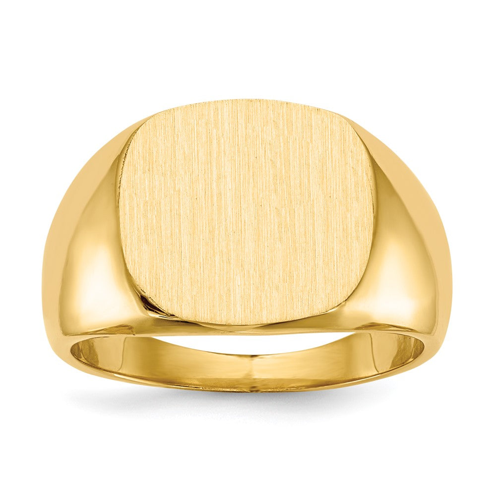 14k Yellow gold;Engravable;Avail. in 10k yellow gold;Avail. in 18k yellow gold;Avail. in 14k white gold;Avail. in platinum;Avail. in 10k white gold;Avail. in 18k white gold;Solid Back