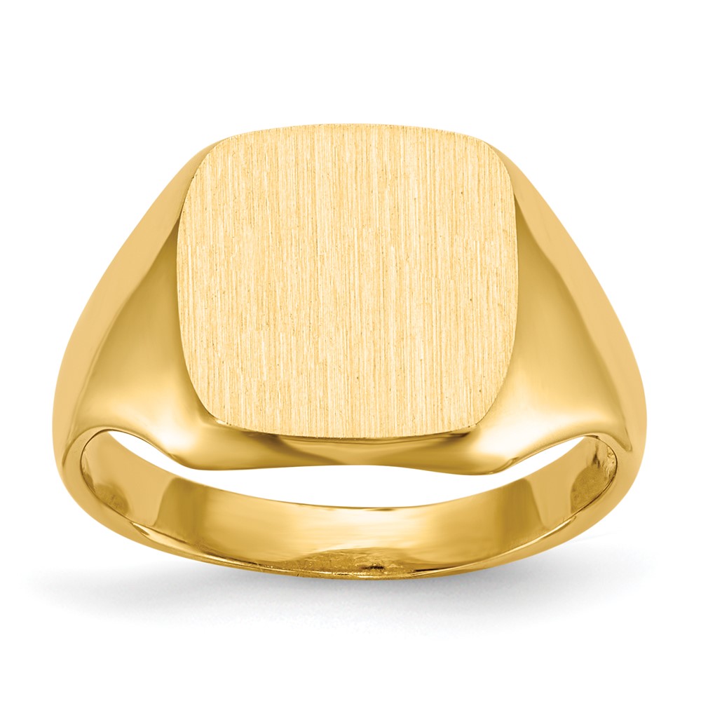 14k Yellow gold;Open back;Hollow;Engravable;Avail. in 10k yellow gold;Avail. in 18k yellow gold;Avail. in platinum;Avail. in 10k white gold;Avail. in 18k white gold