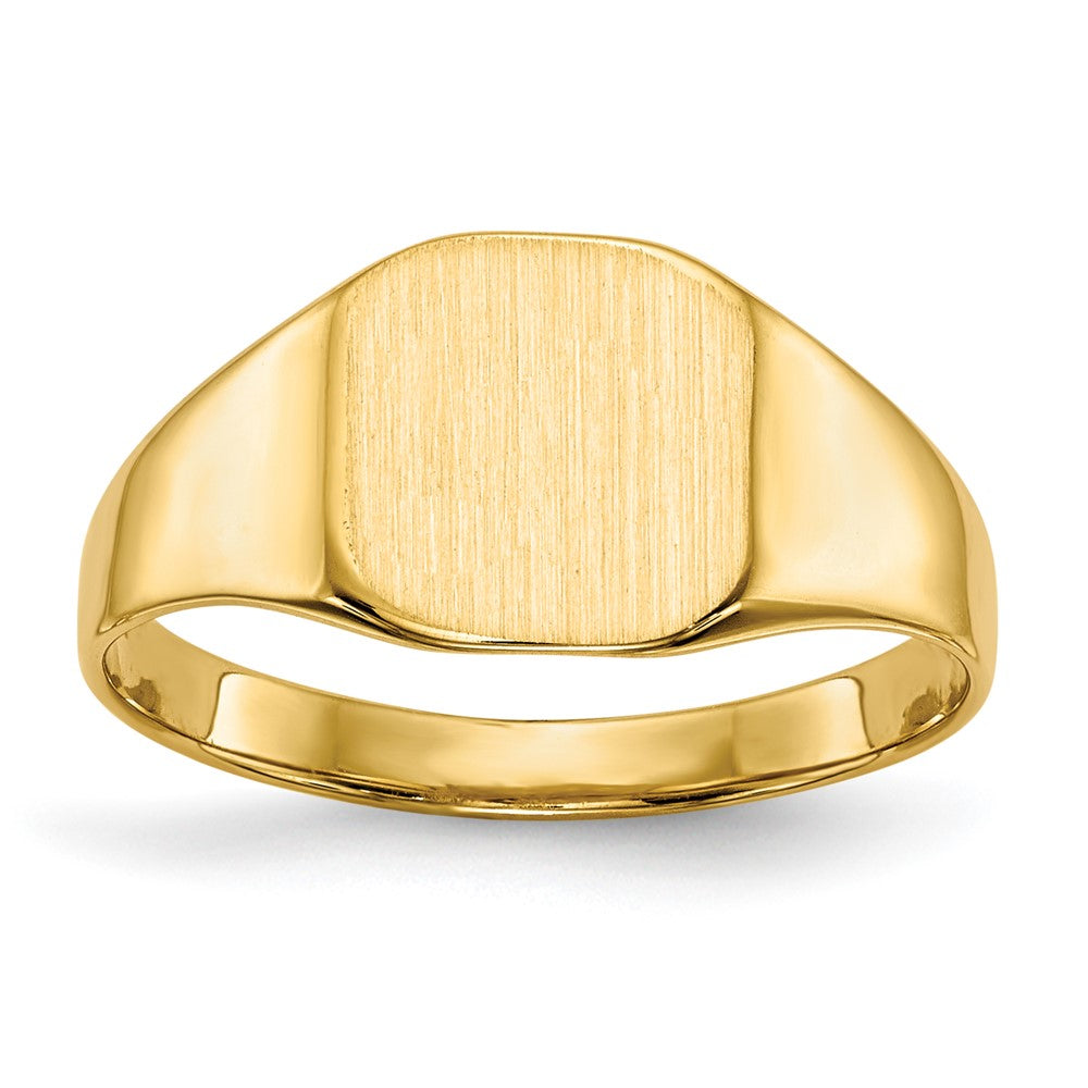 14k Yellow gold;Engravable;Avail. in 10k yellow gold;Avail. in 18k yellow gold;Avail. in 14k white gold;Avail. in platinum;Avail. in 10k white gold;Avail. in 18k white gold;Solid Back