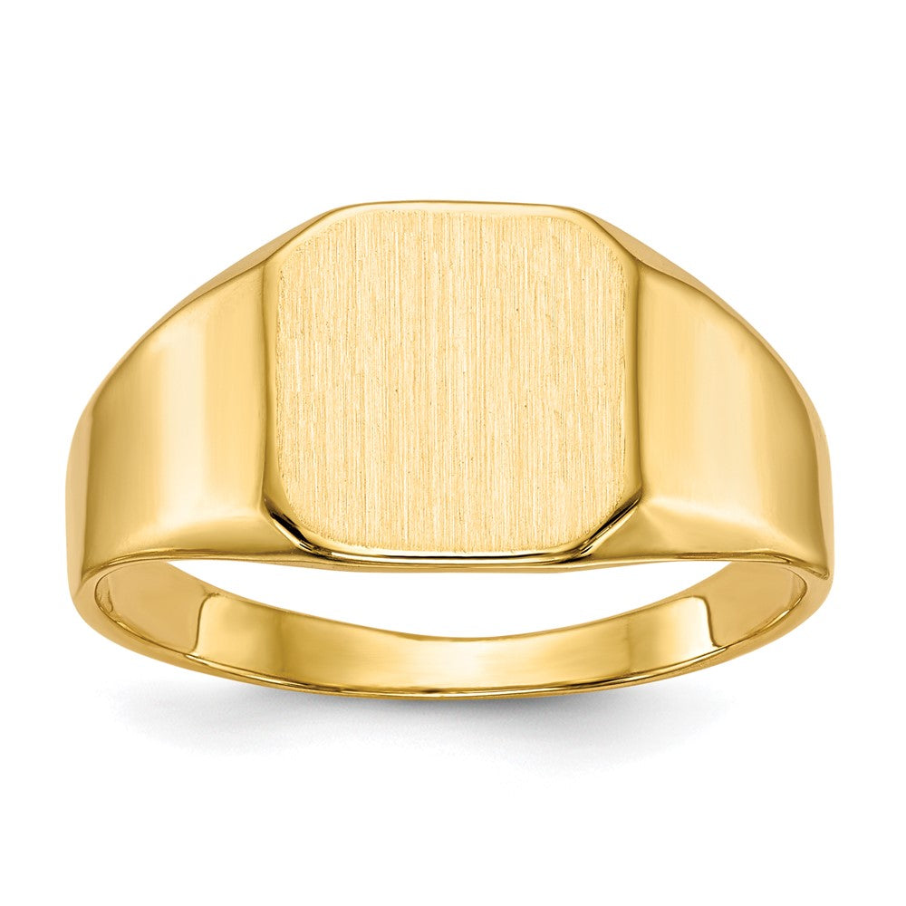 14k Yellow gold;Engravable;Avail. in 10k yellow gold;Avail. in 18k yellow gold;Avail. in platinum;Avail. in 10k white gold;Avail. in 18k white gold;Solid Back
