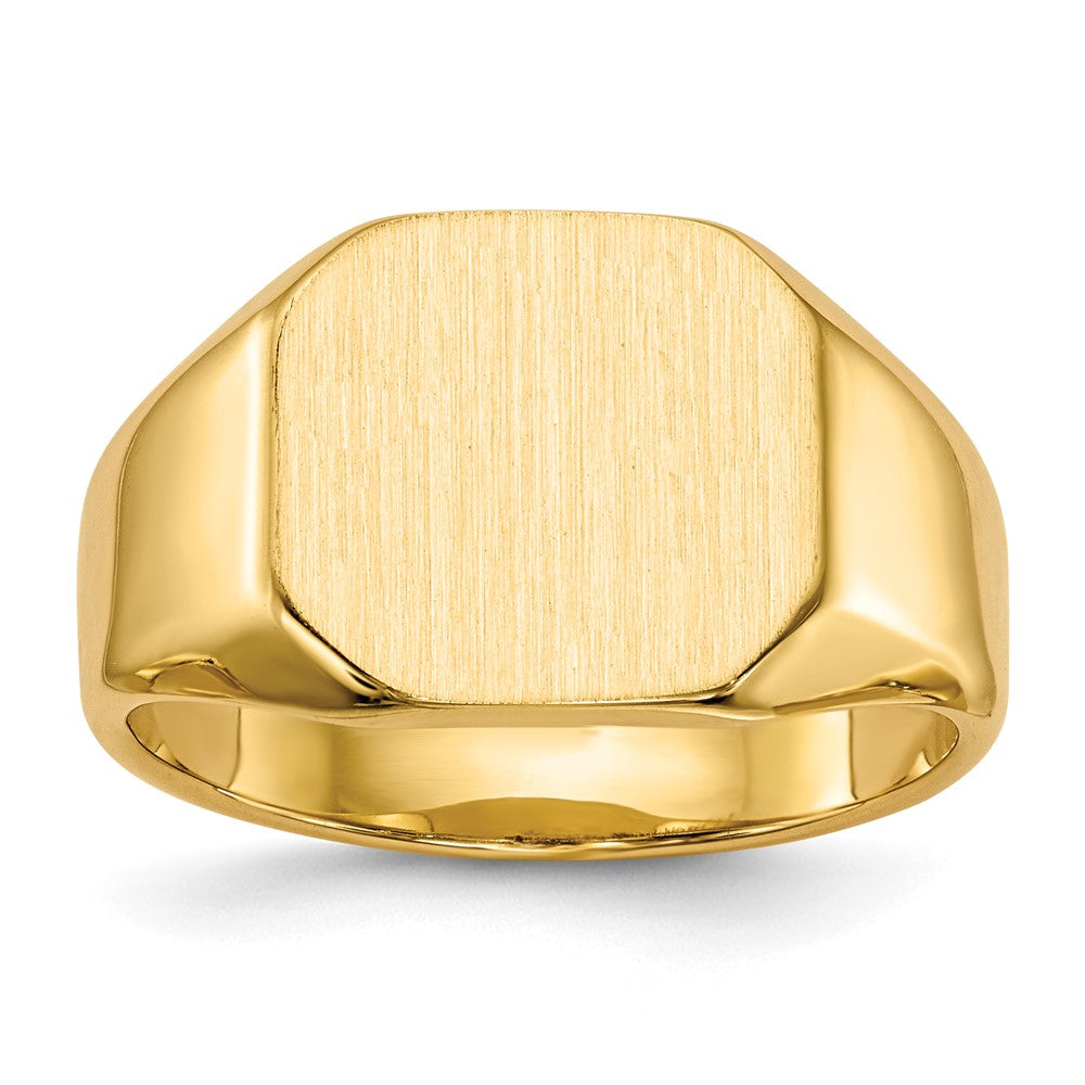 14k Yellow gold;Engravable;Avail. in 10k yellow gold;Avail. in 18k yellow gold;Avail. in platinum;Avail. in 10k white gold;Avail. in 18k white gold;Solid Back