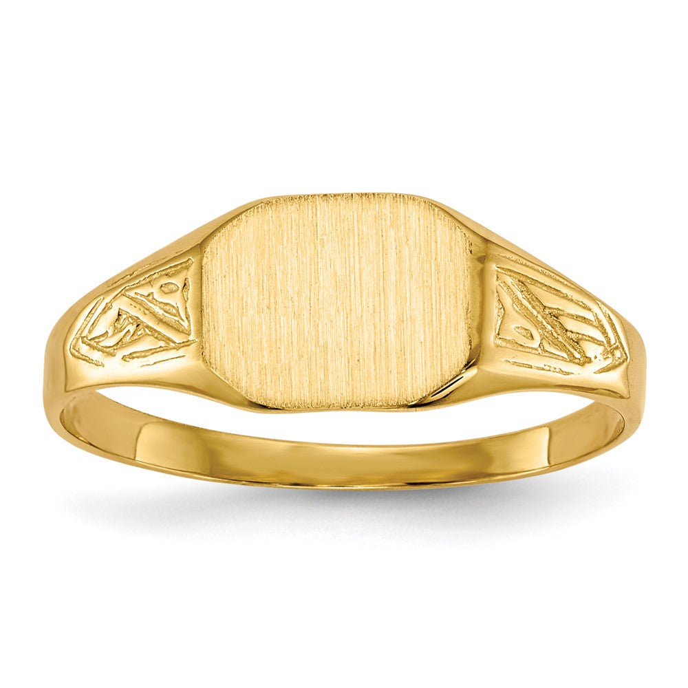 14k Yellow gold;Open back;Engravable;Avail. in 10k yellow gold;Avail. in 18k yellow gold;Avail. in 14k white gold;Avail. in platinum;Avail. in 10k white gold;Avail. in 18k white gold