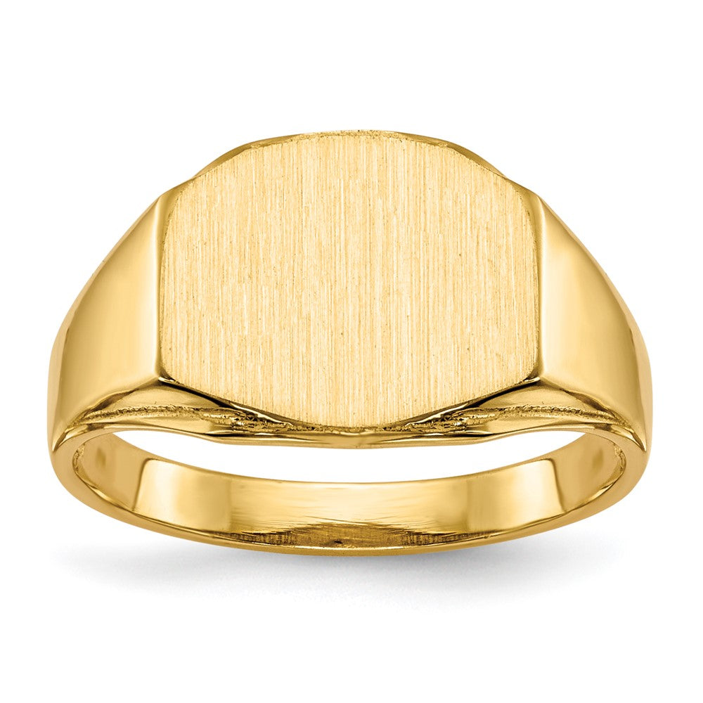 14k Yellow gold;Open back;Engravable;Avail. in 10k yellow gold;Avail. in 18k yellow gold;Avail. in 14k white gold;Avail. in platinum;Avail. in 10k white gold;Avail. in 18k white gold