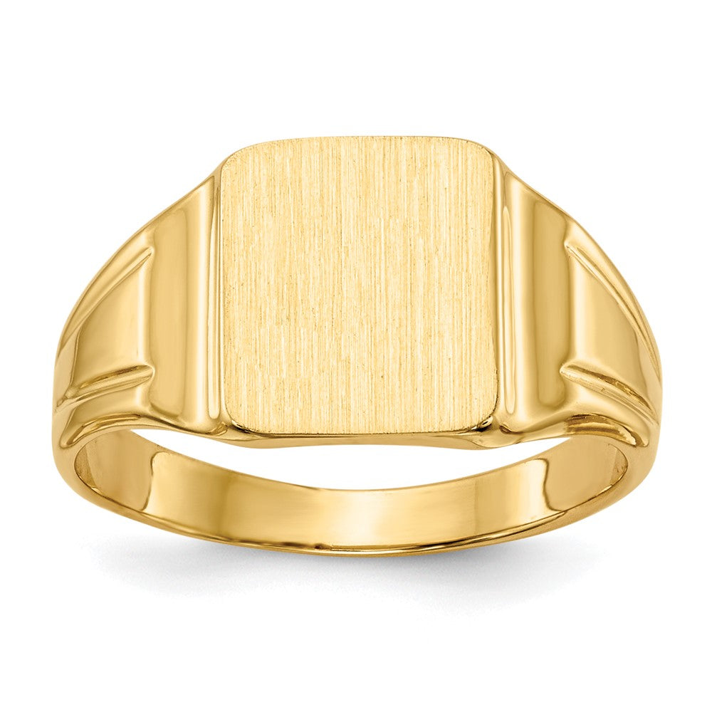 14k Yellow gold;Engravable;Avail. in 10k yellow gold;Avail. in 18k yellow gold;Avail. in 14k white gold;Avail. in platinum;Avail. in 10k white gold;Avail. in 18k white gold;Solid Back