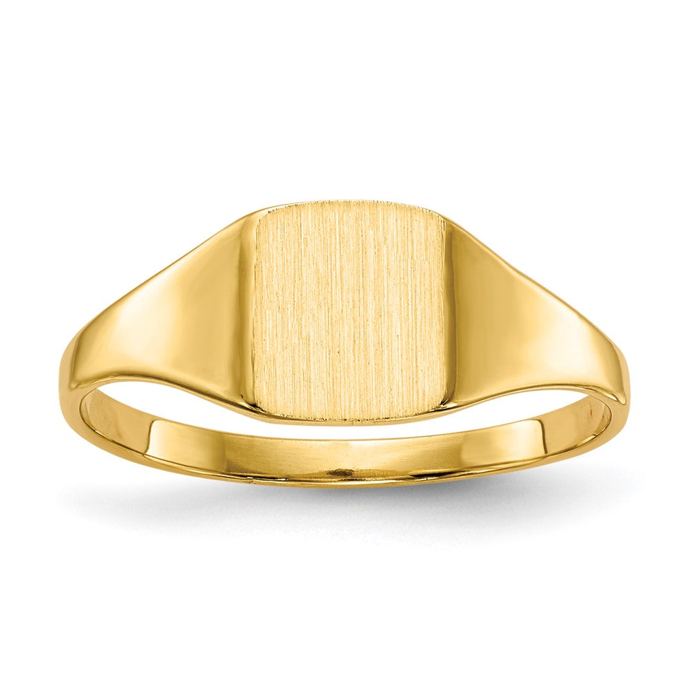 Polished;14k Yellow gold;Engravable;Avail. in 10k yellow gold;Avail. in 18k yellow gold;Avail. in platinum;Avail. in 10k white gold;Avail. in 18k white gold;Solid Back