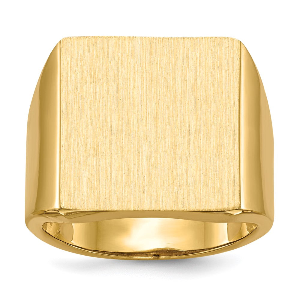 Polished;14k Yellow gold;Open back;Engravable;Avail. in 10k yellow gold;Avail. in 18k yellow gold;Avail. in 14k white gold;Avail. in platinum;Avail. in 10k white gold;Avail. in 18k white gold