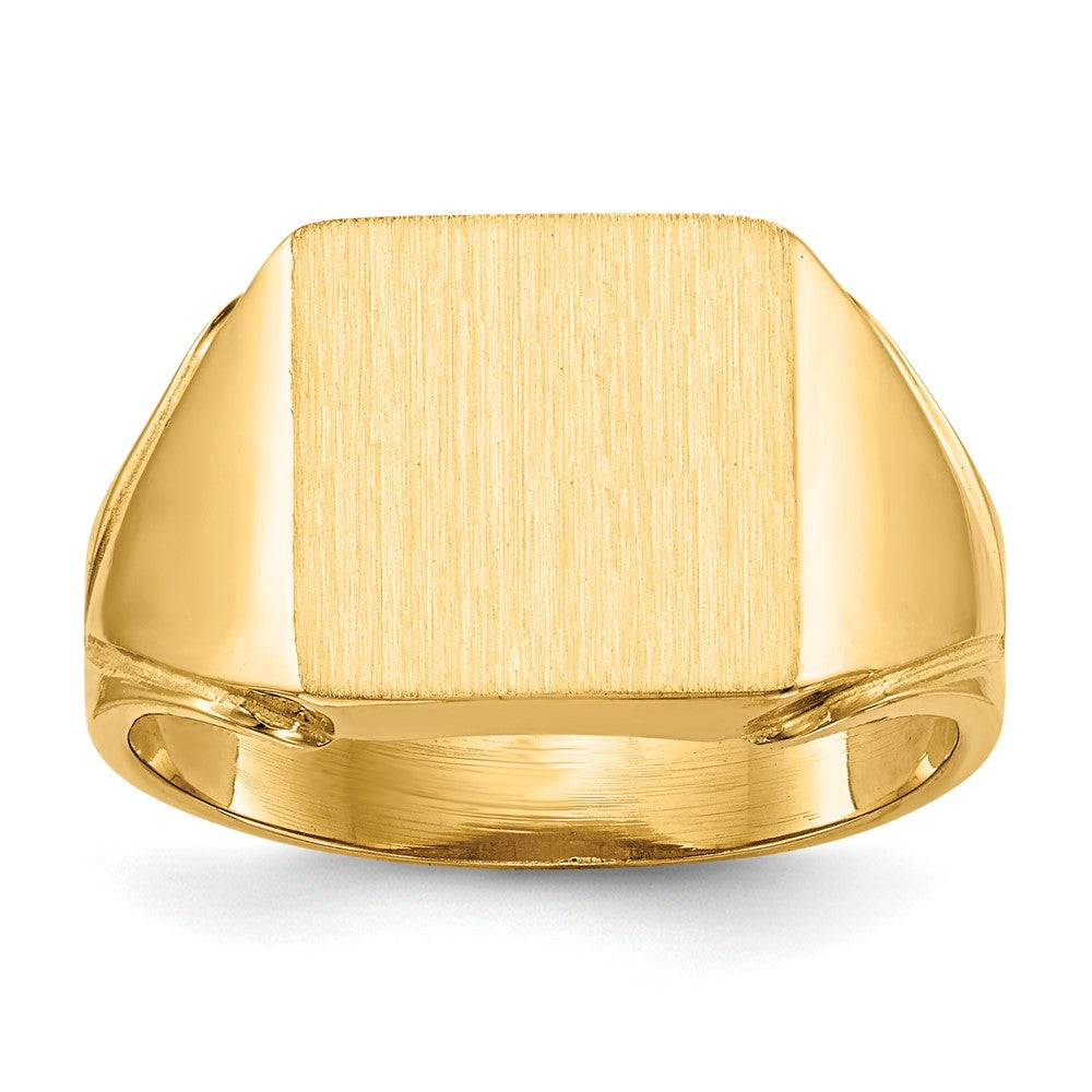 Polished;14k Yellow gold;Open back;Engravable;Avail. in 10k yellow gold;Avail. in 18k yellow gold;Avail. in 14k white gold;Avail. in platinum;Avail. in 10k white gold;Avail. in 18k white gold