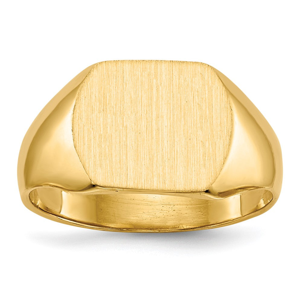 14k Yellow gold;Engravable;Avail. in 10k yellow gold;Avail. in 18k yellow gold;Avail. in 14k white gold;Avail. in platinum;Avail. in 10k white gold;Avail. in 18k white gold;Solid Back