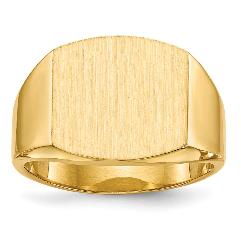 14k Yellow gold;Engravable;Avail. in 10k yellow gold;Avail. in 18k yellow gold;Avail. in 14k white gold;Avail. in platinum;Avail. in 10k white gold;Avail. in 18k white gold;Solid Back