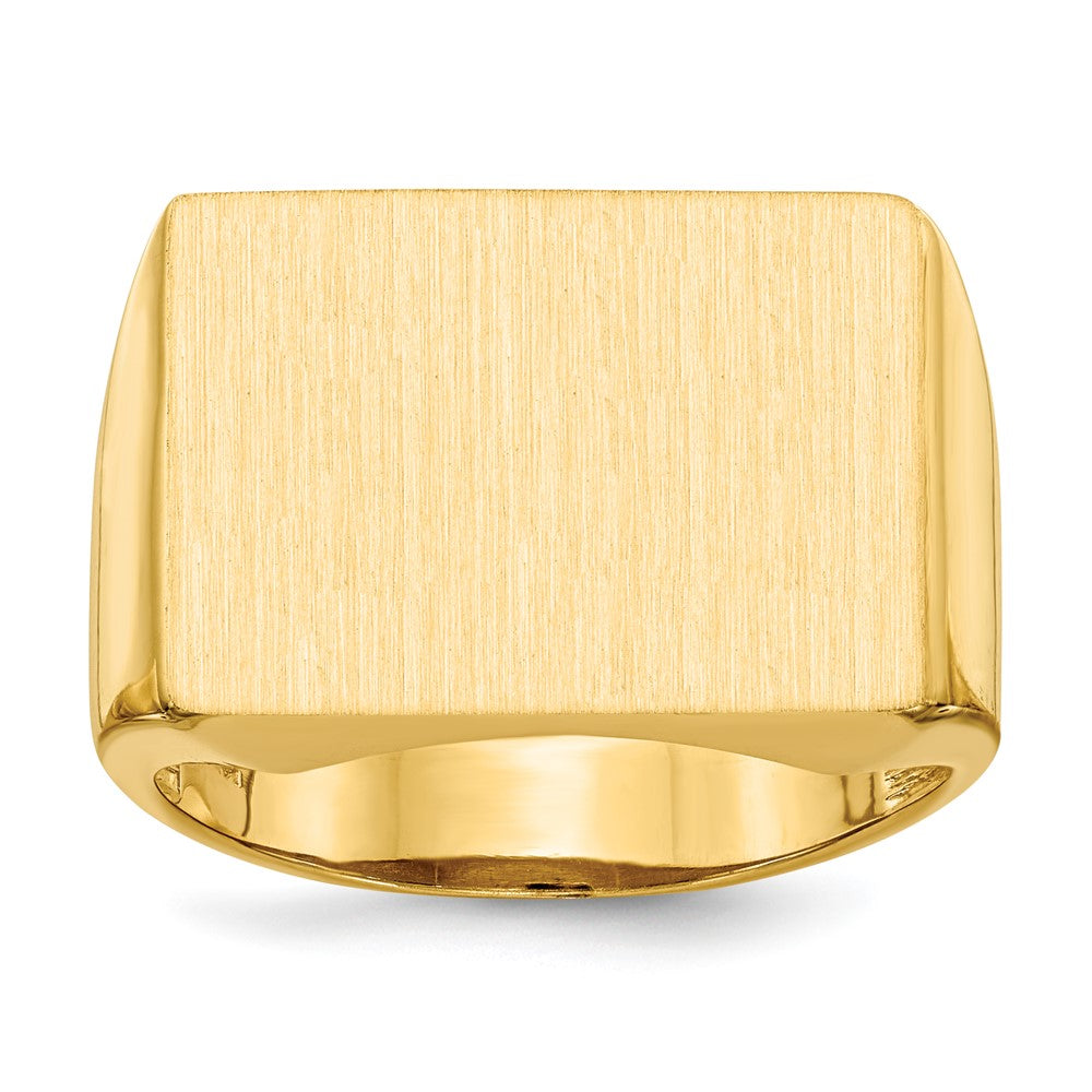 Polished;14k Yellow gold;Open back;Engravable;Avail. in 10k yellow gold;Avail. in 18k yellow gold;Avail. in 14k white gold;Avail. in platinum;Avail. in 10k white gold;Avail. in 18k white gold