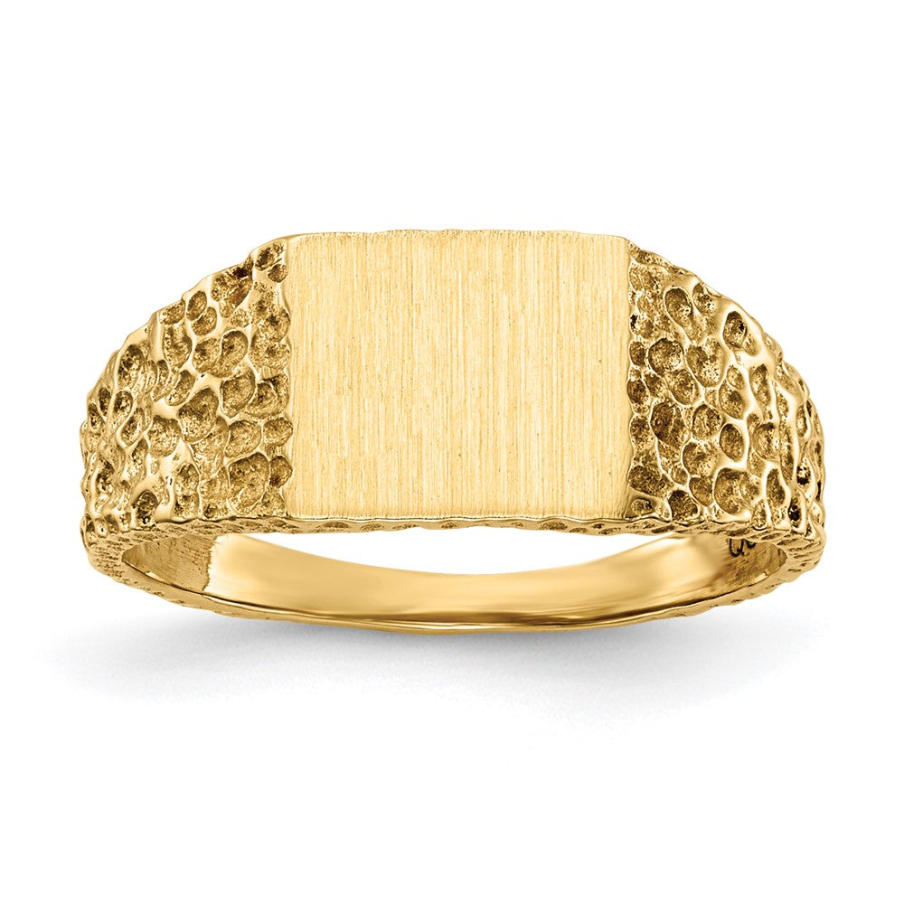 Polished;14k Yellow gold;Open back;Engravable;Avail. in 10k yellow gold;Avail. in 18k yellow gold;Avail. in 14k white gold;Avail. in platinum;Avail. in 10k white gold;Avail. in 18k white gold
