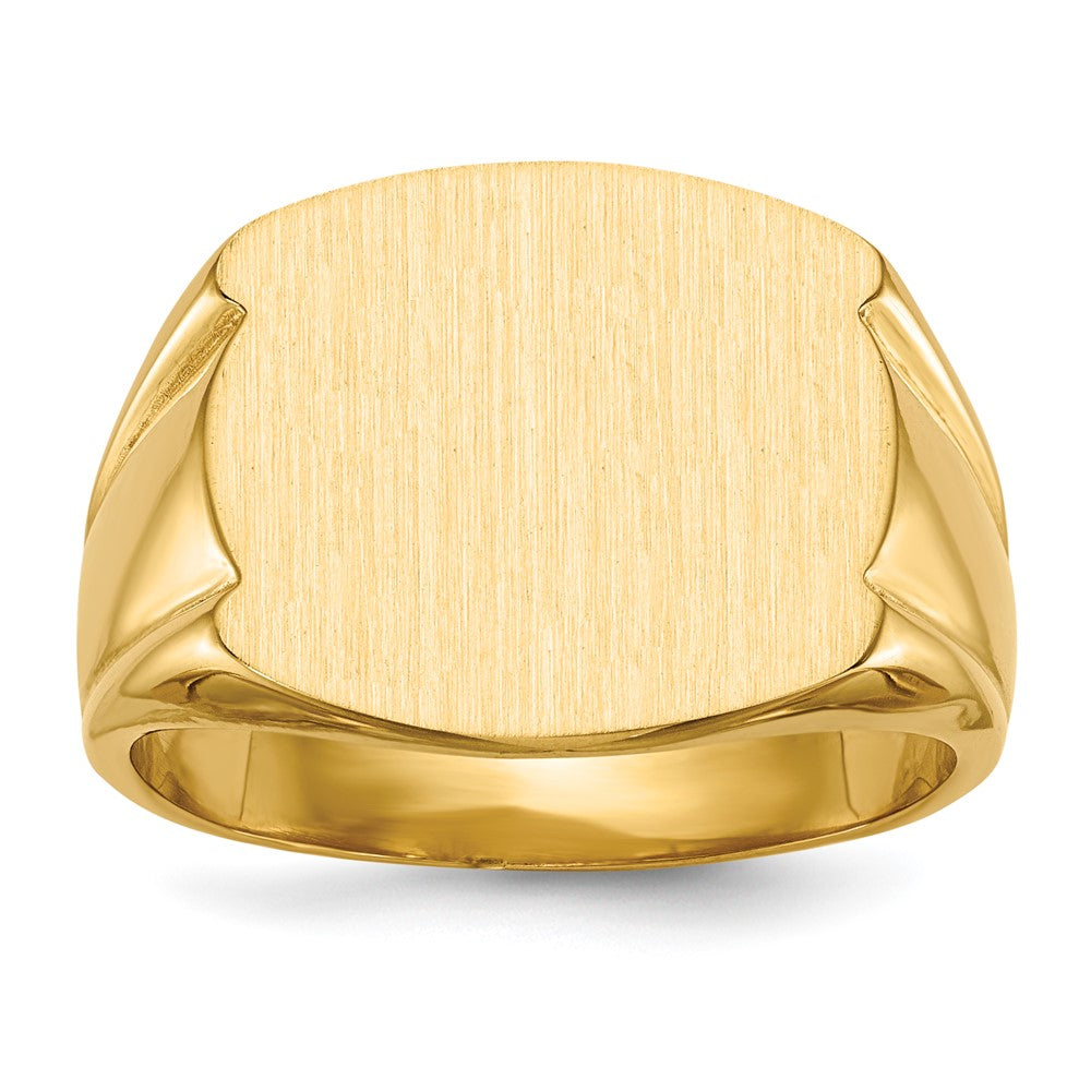Solid;Polished;Satin;14k Yellow gold;Engravable;Avail. in 10k yellow gold;Avail. in 18k yellow gold;Avail. in 14k white gold;Avail. in platinum;Avail. in 10k white gold;Avail. in 18k white gold;Solid Back