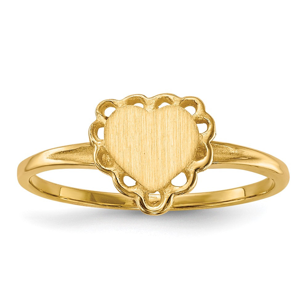 Polished;14k Yellow gold;Open back;Engravable;Avail. in 10k yellow gold;Avail. in 18k yellow gold;Avail. in platinum;Avail. in 10k white gold;Avail. in 18k white gold