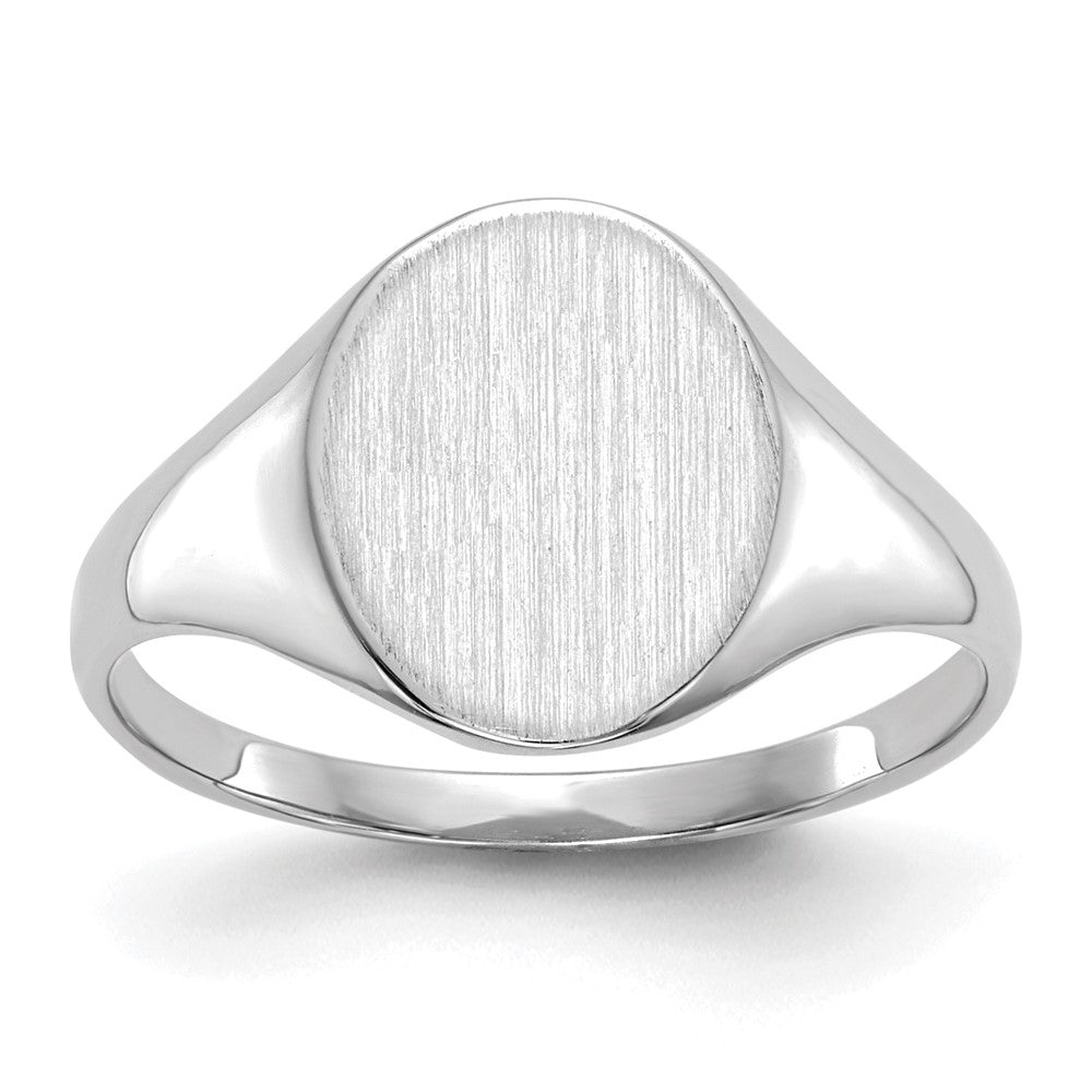 Polished;14K White gold;Engravable;Avail. in 10k yellow gold;Avail. in 18k yellow gold;Avail. in platinum;Avail. in 10k white gold;Avail. in 18k white gold;Solid Back