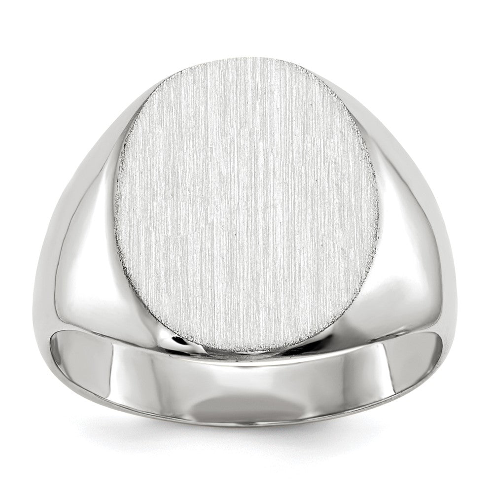 Polished;14K White gold;Engravable;Avail. in 10k yellow gold;Avail. in 18k yellow gold;Avail. in 14k yellow gold;Avail. in platinum;Avail. in 10k white gold;Avail. in 18k white gold;Solid Back